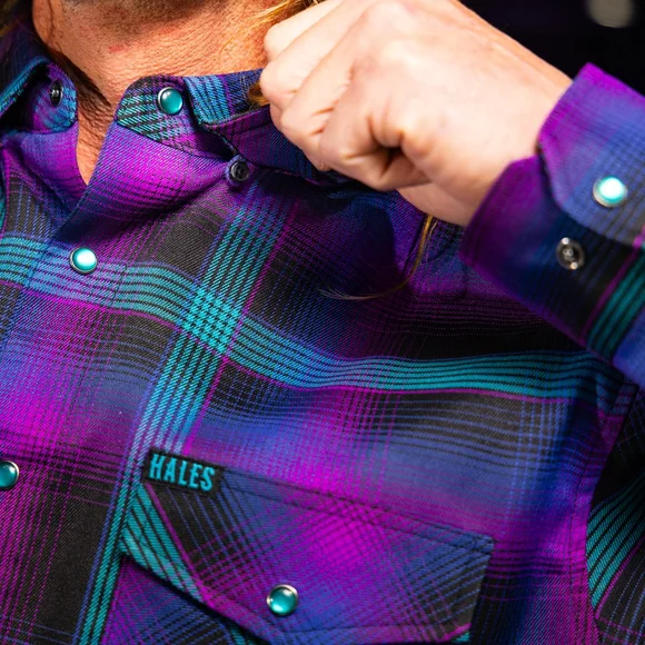 Hales Speed Shop Flannel Northern Lights Men's XL 🔥*Sold Out Everywhere*🔥 NWT - Picture 7 of 9